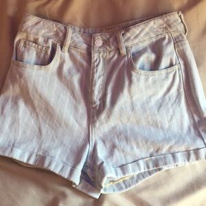 Pacsun striped mom shorts